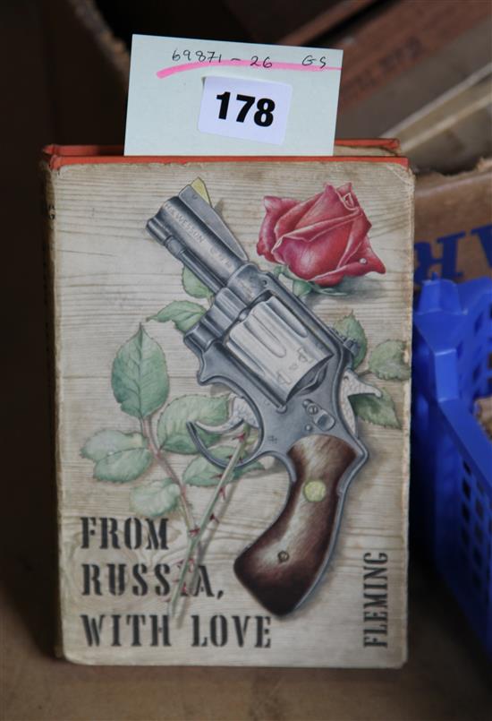 Ian Fleming, From Russia with Love, 1st edition, dust jacket with price 13s 6d